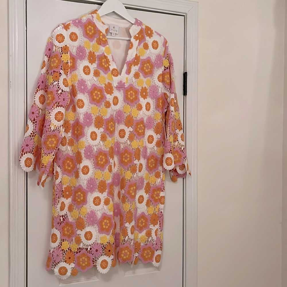 NWT j.marie crochet tunic dress XS